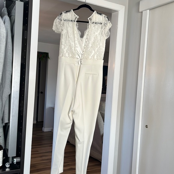 Harpe mariage white bridal jumpsuit - Picture 1 of 5
